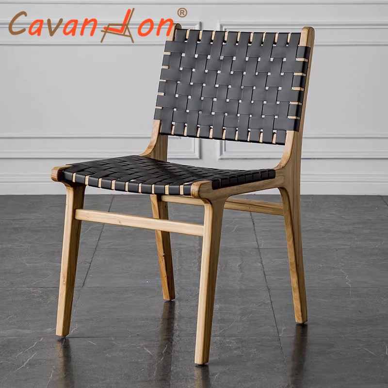 Ghế ăn Phong cách châu Âu Ghế Gỗ Cao Cấp Yên Ngựa Da Thanh Lịch Sân Thượng Bàn Ghế Ăn Văn Phòng Mềm Muebles Para El Hogar Nội Thất - Hình 3 Ghế ăn Phong cách châu Âu Ghế Gỗ Cao Cấp Yên Ngựa Da Thanh Lịch Sân Thượng Bàn Ghế Ăn Văn Phòng Mềm Muebles Para El Hogar Nội Thất - Hình 3