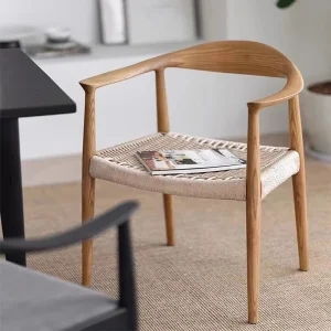 Ghế ăn Phong cách châu Âu Gỗ Dinning Ghế Nông Trang Bọc Ghế Cao Cấp Tựa Lưng Ghế Ăn Dễ Thương Thanh Lịch Sillas Comedor Nội Thất Nhà Bếp - Hình 2