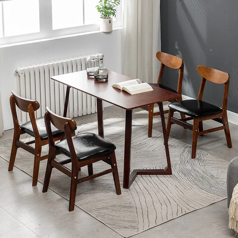 Ghế ăn Phong cách châu Âu ModernSolid Gỗ Ghế Ăn Cho Nội Thất Phòng Ăn Phòng Khách Phòng Ngủ Gỗ Tựa Lưng Ghế Có Đệm - Hình 3 Ghế ăn Phong cách châu Âu ModernSolid Gỗ Ghế Ăn Cho Nội Thất Phòng Ăn Phòng Khách Phòng Ngủ Gỗ Tựa Lưng Ghế Có Đệm - Hình 3