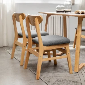 Ghế ăn Phong cách châu Âu ModernSolid Gỗ Ghế Ăn Cho Nội Thất Phòng Ăn Phòng Khách Phòng Ngủ Gỗ Tựa Lưng Ghế Có Đệm