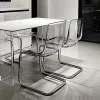Ghế Ăn Phong cách châu Âu ng Suốt Lười Thiết Kế Phòng Chờ Ghế Ăn Thoải Mái Acrylic Sillas Nội Thất Nhà Bếp