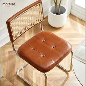 Ghế Ăn Phong cách châu Âu Nhà Ghế Phòng Khách Giải Trí Ghế Bành Thiết Kế Ghế Mây Ins Cafe Thời Trung Cổ Re Ghế Gấp - Hình 2