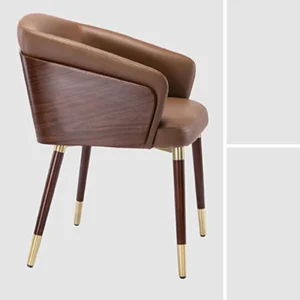 Ghế ăn Phong cách châu Âu Nhà Hàng Ghế Ăn gia đình Da Cadeira Muebles Giải Trí Sillas Para Comedor Стулья для кухни Nội Thất Gia Đình - Hình 2