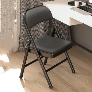 Ghế ăn Phong cách châu Âu Phòng Ngủ Ghế Ăn Nhà Bếp Gấp Máy Tính Kim Loại Đảng Tủ Áo Ghế Ăn Salon Văn Phòng Hiện Đại Stuhl Nội Thất Gia Đình - Hình 2