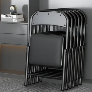 Ghế ăn Phong cách châu Âu Phòng Ngủ Ghế Ăn Nhà Bếp Gấp Máy Tính Kim Loại Đảng Tủ Áo Ghế Ăn Salon Văn Phòng Hiện Đại Stuhl Nội Thất Gia Đình