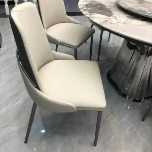 Ghế Ăn Phong Cách Kem Phong cách châu Âu Ghế Đàm Phán Biệt Thự Đơn Giản Cho Nội Thất Nhà Bếp Nhà Hàng Sang Trọng Ghế Sau - Hình 3