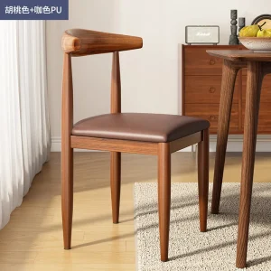 Ghế ăn Phòng Chờ Ghế Ăn Văn Phòng Ngoài Trời Thiết Kế Bằng Gỗ Miễn Phí Vận Chuyển Ghế Ăn Da Giá Rẻ Đệm Đệm Sillas Nội Thất Gia Đình - Hình 2