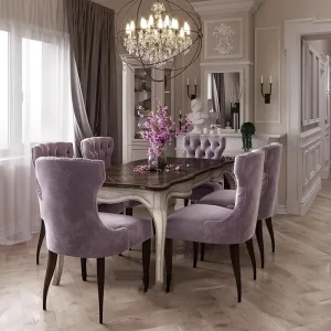 Ghế ăn Sang Trọng Hiện Đại Ghế Ăn Đẹp Châu Âu Phong cách châu Âu Hợp Thời Trang Ghế Ăn Phòng Ngủ Vintage Cadeiras De Jantar Nội Thất Gia Đình