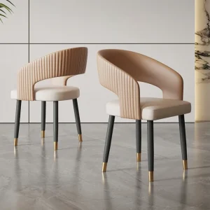 Ghế ăn Sang Trọng Hiện Đại Ghế Gỗ Thiết Kế Phong cách châu Âu Ghế Ăn Cao Đơn Giản Nhà Hàng Khách Sạn Da Salle Manger Nội Thất Gia Đình