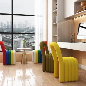 Ghế ăn Thiết kế đám cưới Ghế ăn tựa lưng hiện đại Accent Platform Ghế ăn cafe Thư giãn Sedie Da Pranzo Nội thất gia đình YX50DC - Hình 2