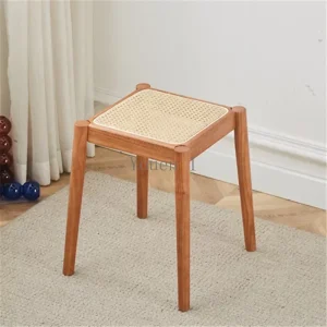 Ghế ăn Thiết Kế Sân Vườn Ngoài Trời Ghế Ăn Gỗ Phong cách châu Âu Văn Phòng Cà Phê Bàn Mây Ghế Ăn Bãi Biển Stoelen Nội Thất Nhà Bếp DX50CY - Hình 4