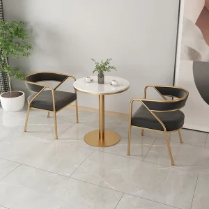 Ghế ăn Thiết kế Velour Ghế phòng ăn Phòng khách Chân kim loại Ghế ăn thiết kế lười biếng Bàn ăn Ghế chờ Nội thất gia đình - Hình 3