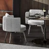 Ghế ăn Thoải mái Ghế Ăn Sang Trọng Hiện Đại Tựa Lưng Ghế Bọc Ghế Trang Điểm Xoay Tay Tân La Bàn Ăn Nội Thất