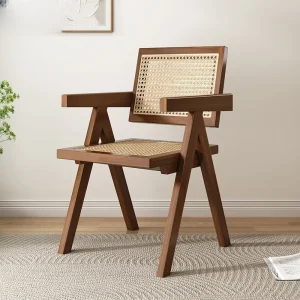 Ghế ăn Tiệc Nhật Bản Ghế Ăn Bằng Gỗ Đám Cưới Ngoài Trời Mây Bếp Ghế Ăn Phong cách châu Âu Phòng Khách Cadeiras Nội Thất YN50DC