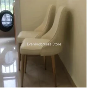 Ghế ăn Trắng Ghế Phòng Ăn Có Thể Gập Lại Tựa Lưng Nhà Hàng Máy Tính Thiết Kế Du Lịch Giải Trí Tân La Plegable Bộ Bàn Ghế Sân Vườn - Hình 2