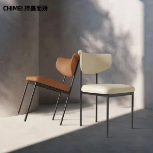 Ghế ăn Trắng Phong cách châu Âu Ghế Phòng Ăn Thư Giãn Di Động Thoải Mái Nhà Bếp Cao Cấp Ghế Hiện Đại Sillas Comedor Nội Thất Nhà Bếp MQ50CY - Hình 4