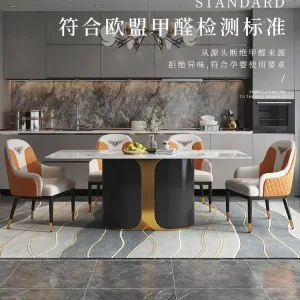 Ghế ăn Tùy chỉnh Italy Ghế Ăn Sang Trọng Khách Sạn Cao Cấp Bentley Ghế Bàn Ghế Nhà Màu Cam Tựa Lưng Đơn Giản Bán Hàng - Hình 2