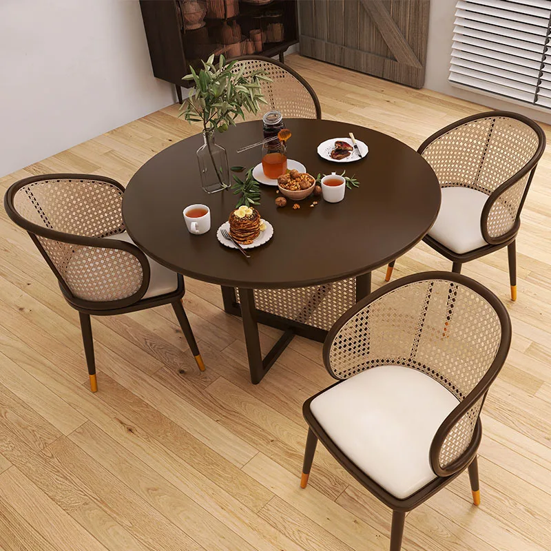 Ghế ăn Vintage Rotin Ghế Ăn Mây Gỗ Khách sạn Phong cách châu Âu Thỉnh thoảng Thiết kế Ghế Hiện đại Thư giãn Chaises Salle Manger Nội Thất Nhà Bếp - Hình 2 Ghế ăn Vintage Rotin Ghế Ăn Mây Gỗ Khách sạn Phong cách châu Âu Thỉnh thoảng Thiết kế Ghế Hiện đại Thư giãn Chaises Salle Manger Nội Thất Nhà Bếp - Hình 2