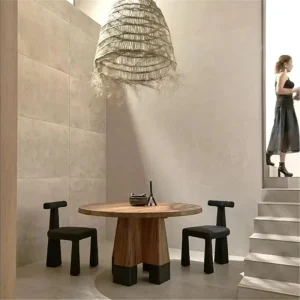 Ghế ăn Wabi-sabi Đơn Giản Thiết Kế Nội Thất Gia Đình Lưng Đen Ghế Cafe Ghế Ăn Ở Nhà Mẫu Phòng Thời Trung Cổ Nhà Hàng Phân - Hình 2