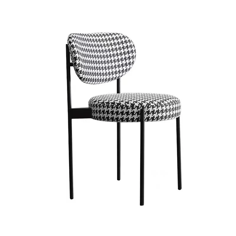 Ghế ăn xếp chồng màu xanh lá cây Chân kim loại màu đen Căn hộ Ghế ăn Italy Thời trang Dinette Phòng ngủ Cadeira Nội thất gia đình - Hình 4 Ghế ăn xếp chồng màu xanh lá cây Chân kim loại màu đen Căn hộ Ghế ăn Italy Thời trang Dinette Phòng ngủ Cadeira Nội thất gia đình - Hình 4