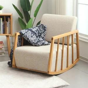 Ghế Arm Accent Ghế Vanity Designer Sofa Nghệ thuật cá nhân Phòng khách Ghế bập bênh Gỗ Thiết kế máy tính Muebles Para El Hogar Ghế bành - Hình 2