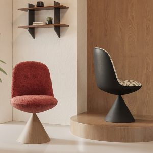 Ghế Bàn Trang Điểm Chân Xoay Hiện Đại Cá Tính - Hình 2