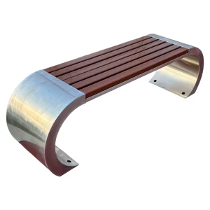 Ghế băng công viên inox, ghế dài ngoài trời, ghế gỗ nhựa chống ăn mòn, ghế dài cộng đồng ban công nghỉ ngơi tại trung tâm mua sắm - Hình 5