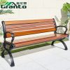 Ghế băng dự bị giải trí ngoài trời nhôm đúc sợi carbon Ghế công viên sắt rèn nhựa dải gỗ Ghế cộng đồng đường phố sân ngoài trời Ghế
