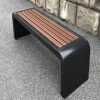 Ghế băng inox Ghế công viên ngoài trời băng gỗ nhựa Ghế băng dự bị sân trung tâm mua sắm phần còn lại ban công ngoài trời