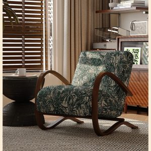 Ghế Bành Chân Quỳ Thư Giãn Đọc Sách Kiểu Bắc Âu - Hình 4