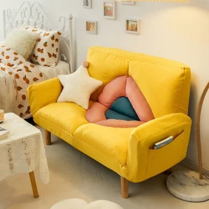 Ghế Chống Bẹp Đầu Bắc Âu Hiện Đại Ghế Sofa Phòng Khách Giường Lười Sang Trọng Loveseat Sofa Ngủ Ghế Lounge Divano Letto Nội Thất Gia Đình WK50SF