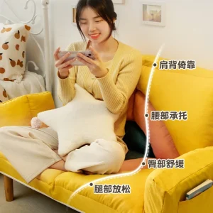 Ghế Chống Bẹp Đầu Bắc Âu Hiện Đại Ghế Sofa Phòng Khách Giường Lười Sang Trọng Loveseat Sofa Ngủ Ghế Lounge Divano Letto Nội Thất Gia Đình WK50SF - Hình 4