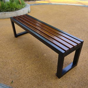 Ghế công viên băng dự bị ngoài trời sân vườn nhà ngoài trời giày nghỉ ngơi Ghế chờ Ghế băng gỗ - Hình 3