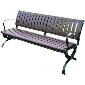 Ghế công viên bằng gỗ, thép k gỉ nhập khẩu. - Hình 2