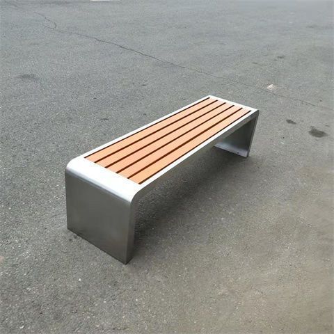 Ghế công viên băng ngoài trời thép không gỉ chống ăn mòn gỗ nhựa Ghế bar Ghế sắt trạm xe buýt Ghế ngoài trời - Hình 3 Ghế công viên băng ngoài trời thép không gỉ chống ăn mòn gỗ nhựa Ghế bar Ghế sắt trạm xe buýt Ghế ngoài trời - Hình 3