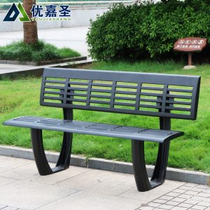 Ghế công viên bằng nhôm đúc ngoài trời Ghế ngồi ngoài trời bằng kim loại Ghế đẩu sân vườn hợp kim nhôm giải trí Ghế ba chỗ ngồi - Hình 4