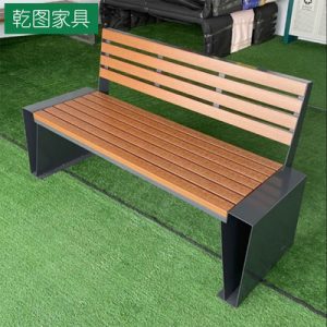 Ghế công viên bằng thép không gỉ ngoài trời Ghế sân trong giải trí Ghế băng sân vườn cảnh quan Ghế bảo quản Ghế băng gỗ Ghế băng gỗ rắn