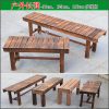 Ghế công viên Cacbon hóa chất bảo quản Ghế băng gỗ Ghế công viên ban công Ghế băng Ghế công viên thư giãn ngoài trời