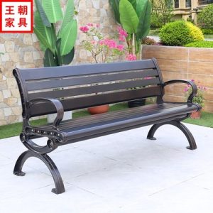 Ghế công viên dài ngoài trời Ghế dài ngoài trời Đúc nhôm Sắt mỹ thuật Ghế tựa lưng Ghế ban công Ghế dài
