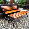 Ghế công viên giải trí Ghế giải trí ngoài trời Ghế băng hàng Ghế sát trùng Gỗ chắc chắn Tựa lưng Ghế giải trí Ghế đẩu bằng gỗ bằng nhựa