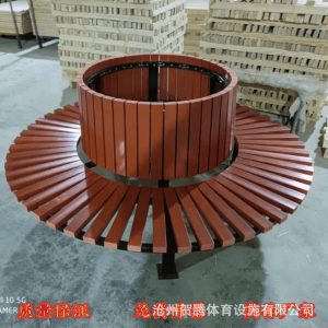 Ghế công viên Giải trí ngoài trời bằng gỗ đặc hàng Ghế dài Ghế công viên nghỉ ngơi công cộng Ghế sắt rèn - Hình 2