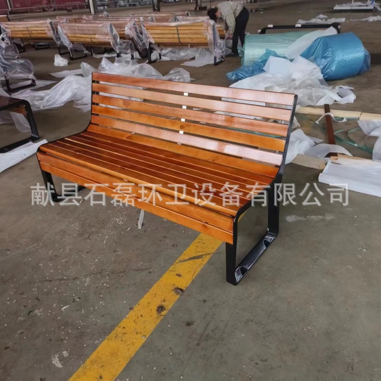 Ghế công viên giải trí ngoài trời Ghế đẩu dài ngoài trời gỗ nhựa gỗ Ghế công cộng sân vuông - Hình 4 Ghế công viên giải trí ngoài trời Ghế đẩu dài ngoài trời gỗ nhựa gỗ Ghế công cộng sân vuông - Hình 4