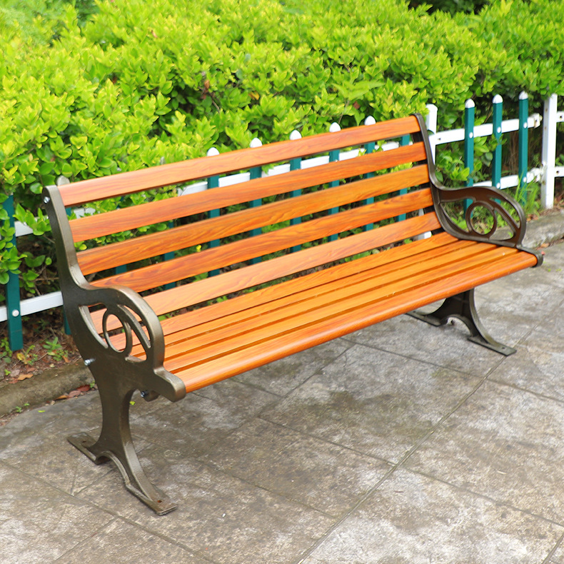 Ghế công viên giải trí ngoài trời gỗ đặc Ghế dài gỗ nhựa Ghế công cộng sắt rèn nhôm đúc Ghế dài hợp kim nhôm - Hình 4 Ghế công viên giải trí ngoài trời gỗ đặc Ghế dài gỗ nhựa Ghế công cộng sắt rèn nhôm đúc Ghế dài hợp kim nhôm - Hình 4