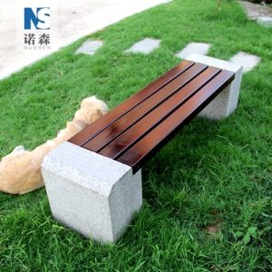 Ghế công viên Gỗ rắn Ghế công viên đá cẩm thạch Ghế ngoài trời sân vườn Ghế đá chống ăn mòn Ghế đá rắn Ghế băng vuông