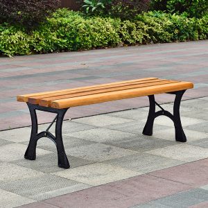 Ghế công viên ngoài trời bằng gỗ cứng chống ăn mòn Ghế băng phòng tắm trung tâm mua sắm công cộng Ghế băng nghỉ ngơi phòng thay đồ hàng Ghế dài