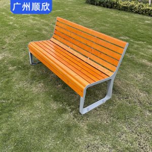 Ghế công viên ngoài trời dài phong cảnh Đúc bằng nhôm Tựa lưng bằng gỗ rắn Ghế băng ngoài trời Nơi giải trí Ghế ngồi thư giãn Ghế bằng thép không gỉ