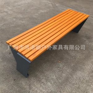 Ghế công viên nhà sản xuất Ghế giải trí ngoài trời bằng thép không gỉ Ghế sắt rèn Ghế công viên băng ngoài trời Ghế băng gỗ chống ăn mòn - Hình 3