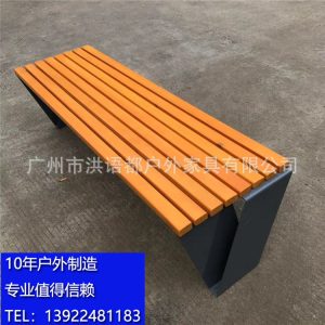Ghế công viên nhà sản xuất Ghế giải trí ngoài trời bằng thép không gỉ Ghế sắt rèn Ghế công viên băng ngoài trời Ghế băng gỗ chống ăn mòn