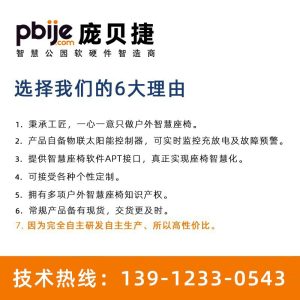 Ghế công viên nhà sản xuất Ghế thông minh năng lượng mặt trời Ghế thông minh quang điện Sạc không dây Ghế công viên ngắm cảnh Ghế thông minh Bán buôn - Hình 2