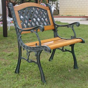Ghế công viên Nhận xử lý rò rỉ giá Ghế công viên tựa lưng ngoài trời Ghế băng dài Ghế băng thư giãn dải dài ngoài trời Ghế sát trùng sân trong